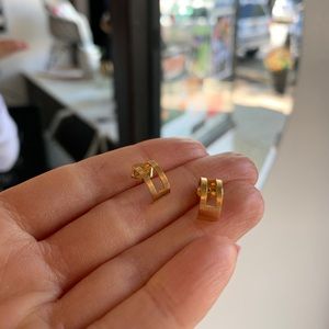 Anthropologie Jewelry - Anthropologie Mini Gold Hoops!! Anthropologie Jewelry - Anthropologie Mini Gold Hoops!!
